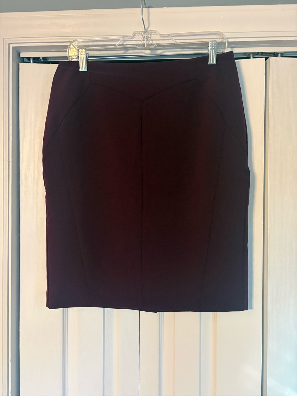 Worthington Maroon Pencil Skirt